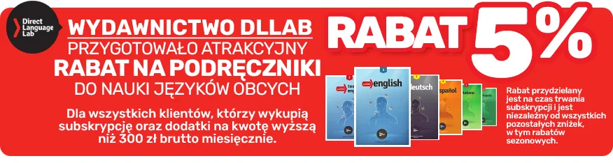 Rabat 5% na podręczniki